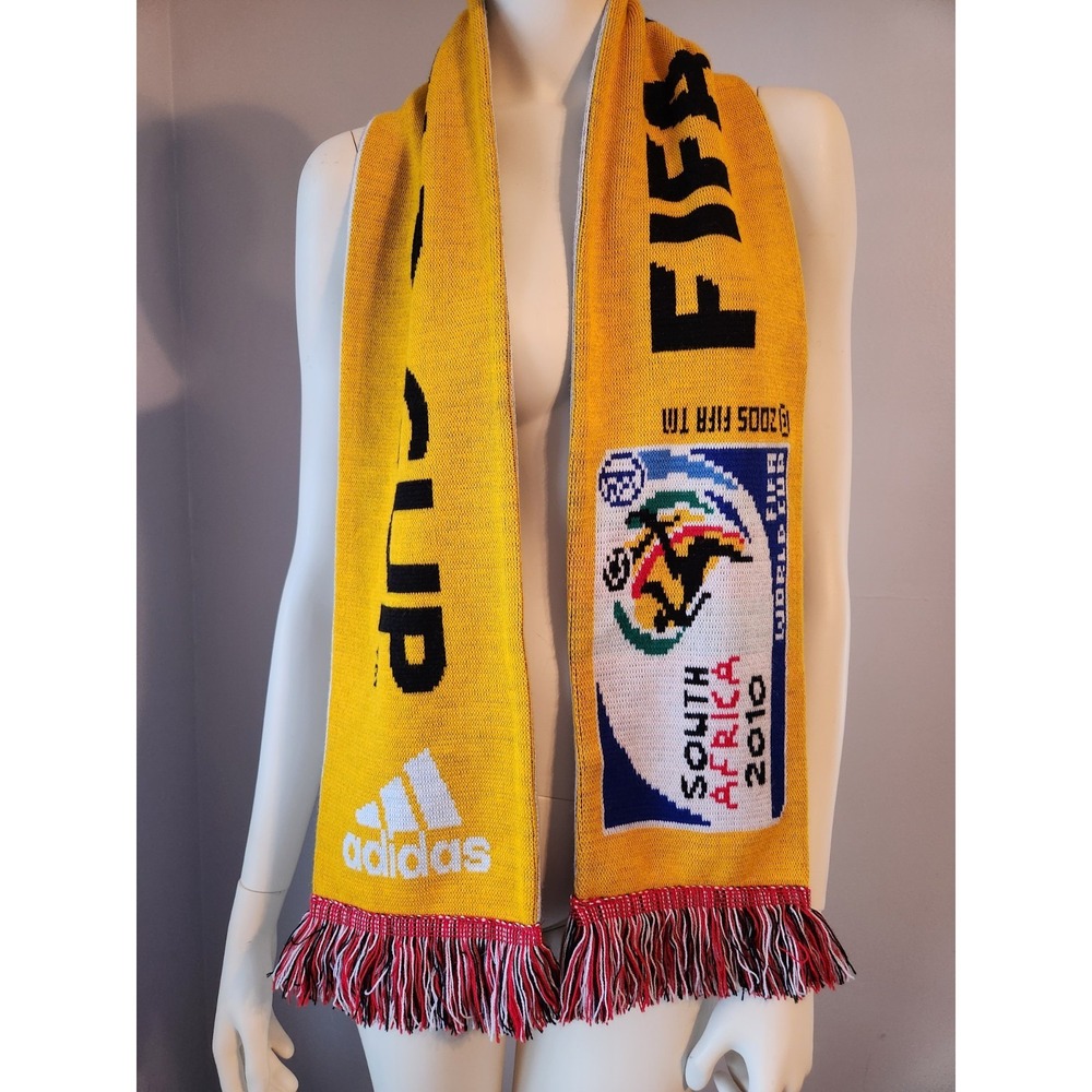 Adidas 2010 WORLD CUP SOUTH AFRICA Fifa TEAM SOCCER FUTBOL FAN KNIT Fringe SCARF